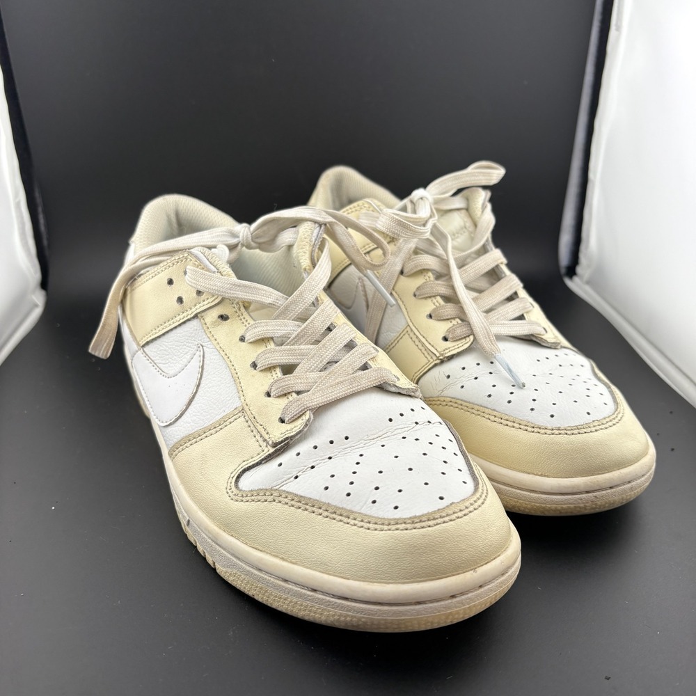 Nike Dunk Low DJ6188-100 Mens 8.5 Basketball Shoes Coconut‎ Milk White Sneakers